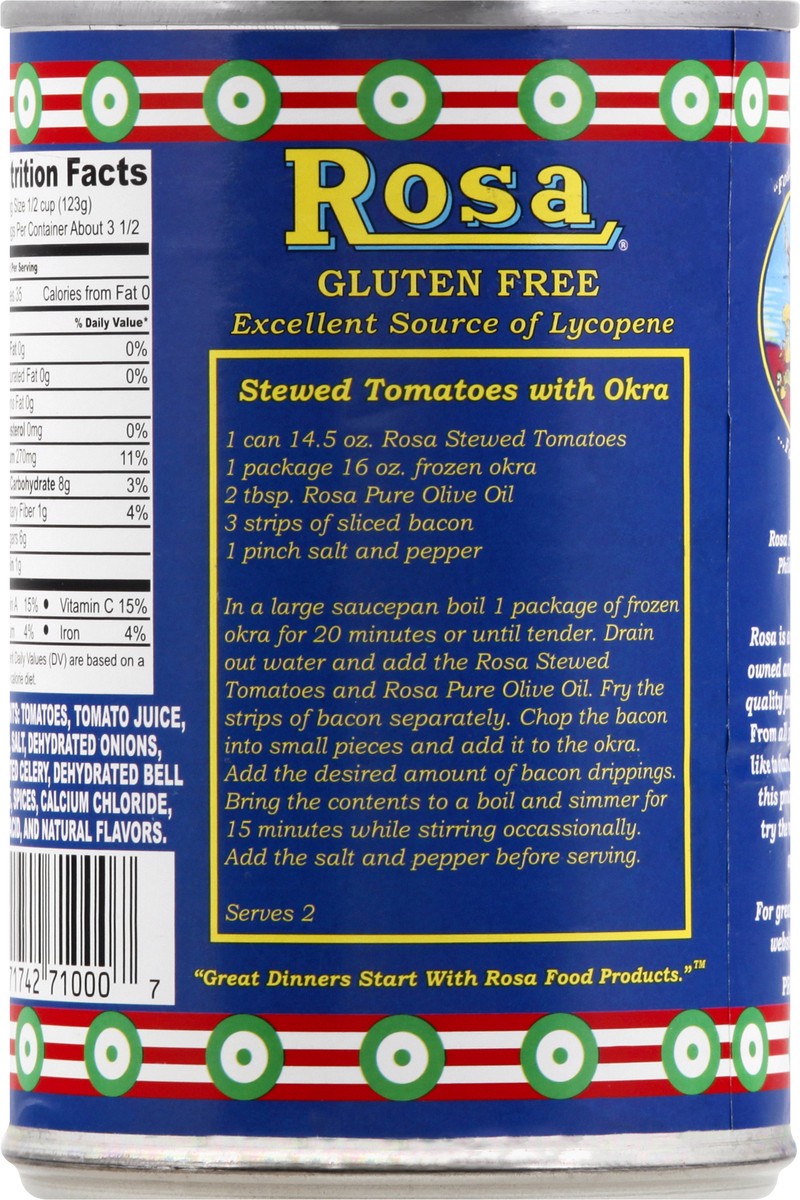 slide 2 of 13, Rosa Stewed Tomatoes 14.5 oz, 14.5 oz