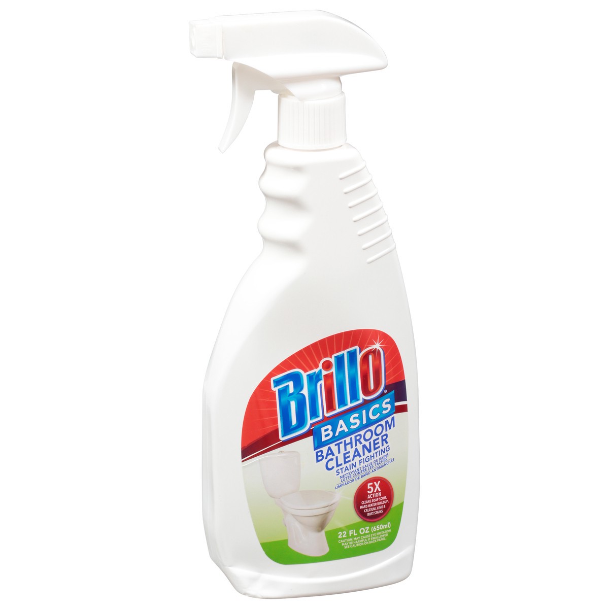 slide 2 of 9, Brillo Bathroom Cleaner, 22 oz