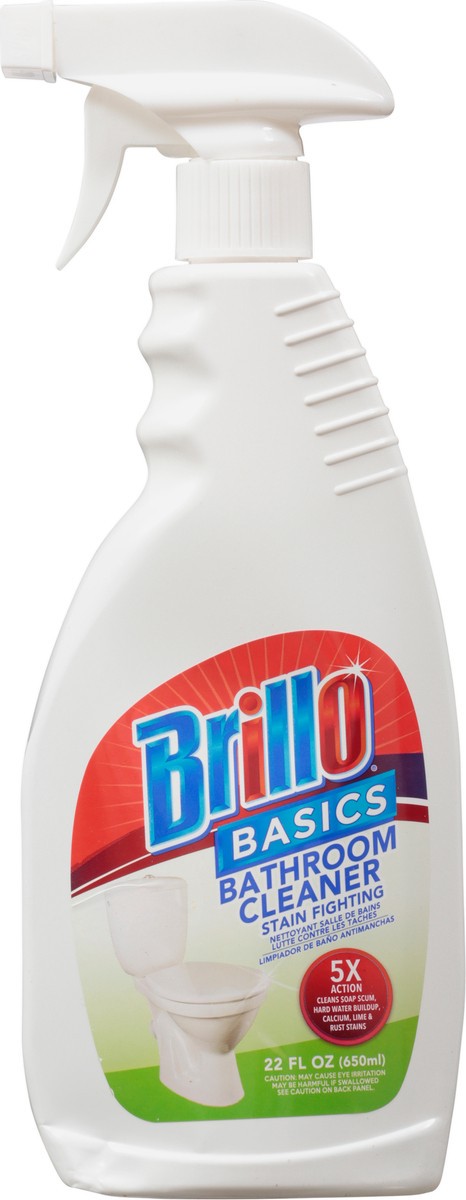 slide 8 of 9, Brillo Bathroom Cleaner, 22 oz