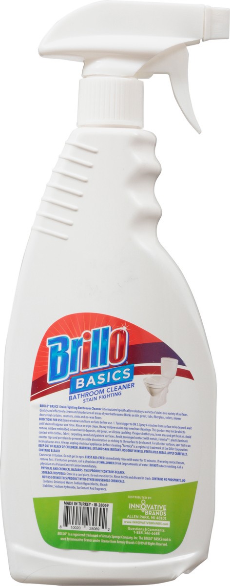 slide 9 of 9, Brillo Bathroom Cleaner, 22 oz