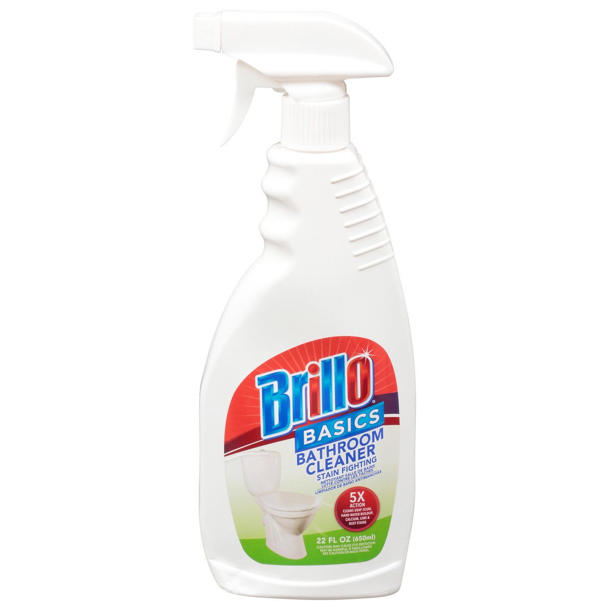 slide 5 of 9, Brillo Bathroom Cleaner, 22 oz