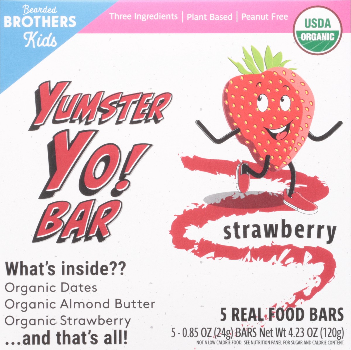 slide 9 of 9, Bearded Brothers Yo! Bar Strawberry, 5 ct