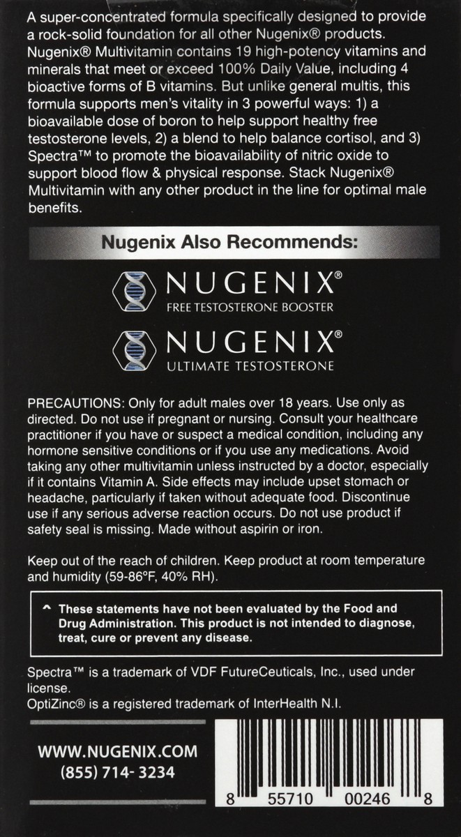 slide 6 of 6, Nugenix Daily Testosterone Multivitamin for Men, 60 ct