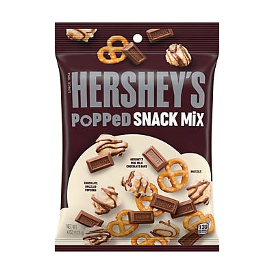 slide 1 of 1, Hershey's Popped Snack Mix, 4 oz