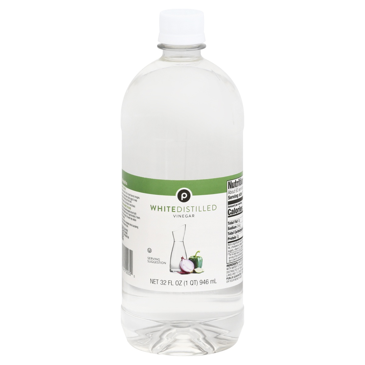 slide 1 of 1, Publix White Distilled Vinegar, 32 oz