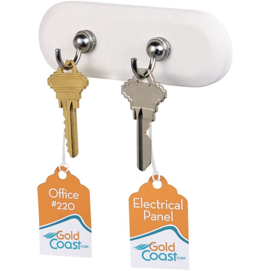 slide 5 of 10, Avery Print-To-The-Edge Tags with Strings, Scalloped, White, 180 ct