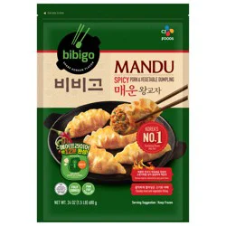 Mandu Spicy Pork & Vegetable Dumplings 24 oz