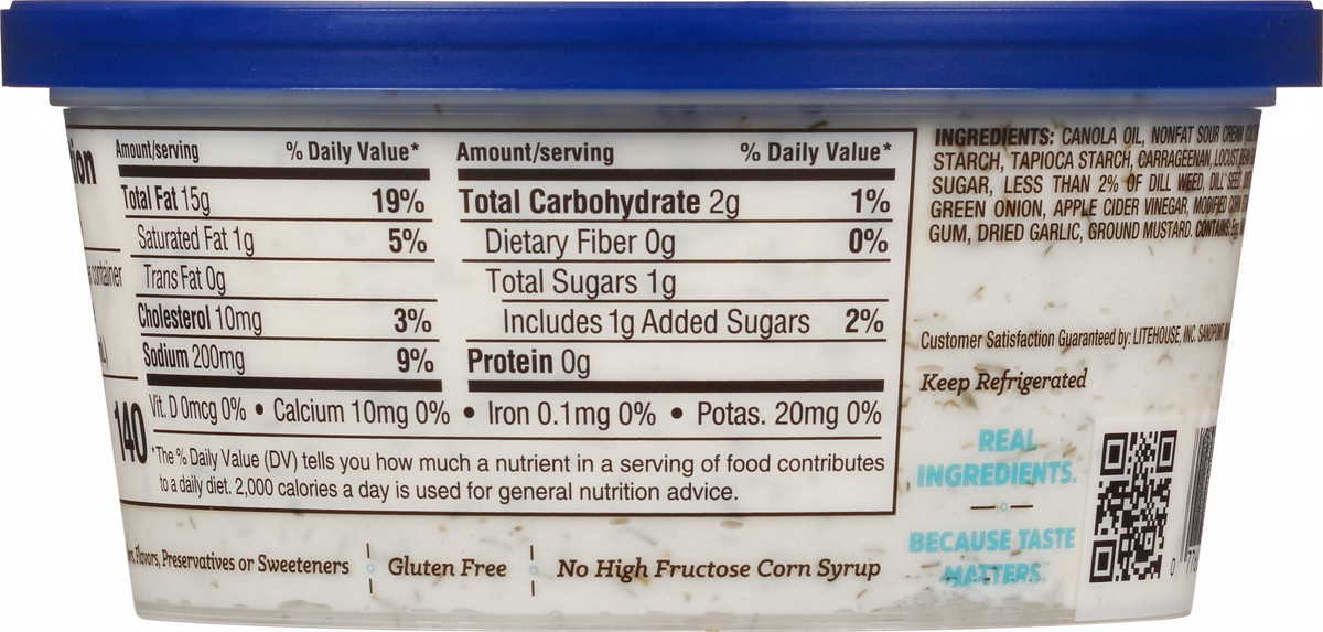 slide 6 of 7, Litehouse Dilly Dip Dip & Spread 12 fl oz, 12 fl oz