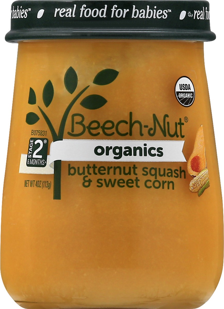 slide 6 of 10, Beech-Nut Organics Stage 2 Butternut Squash & Sweet Corn 4 oz, 4 oz