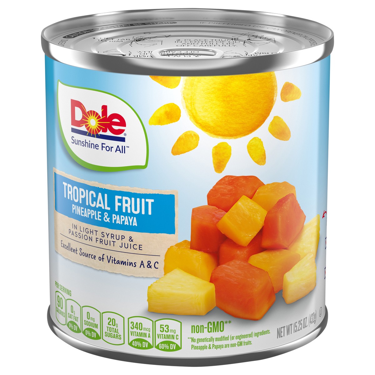 slide 1 of 9, Dole Tropical Fruit, 15.25 oz