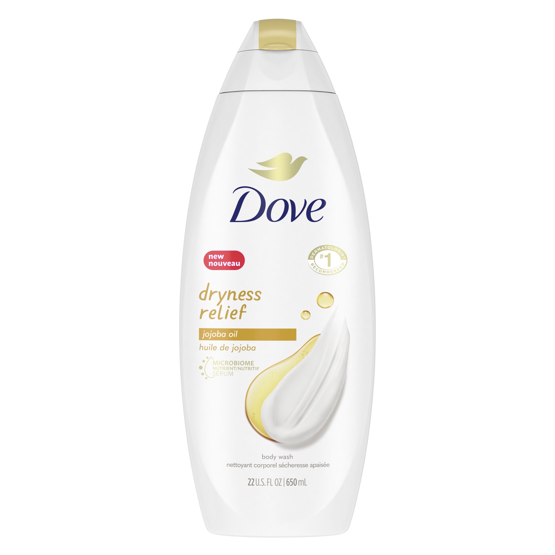 slide 1 of 6, Dove Body Wash Dryness Relief, 22 oz, 22 oz