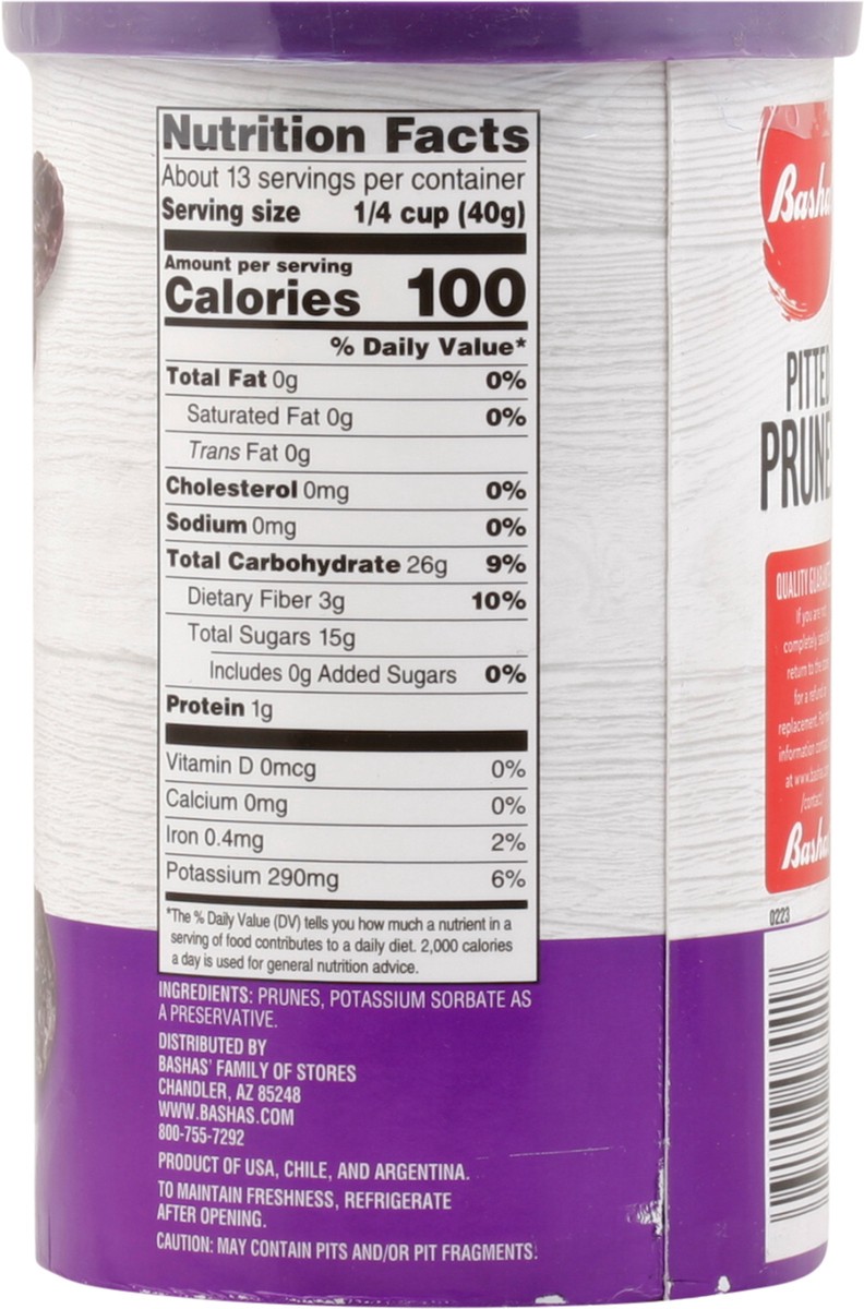 slide 4 of 14, Bashas Pitted Prunes, 18 oz
