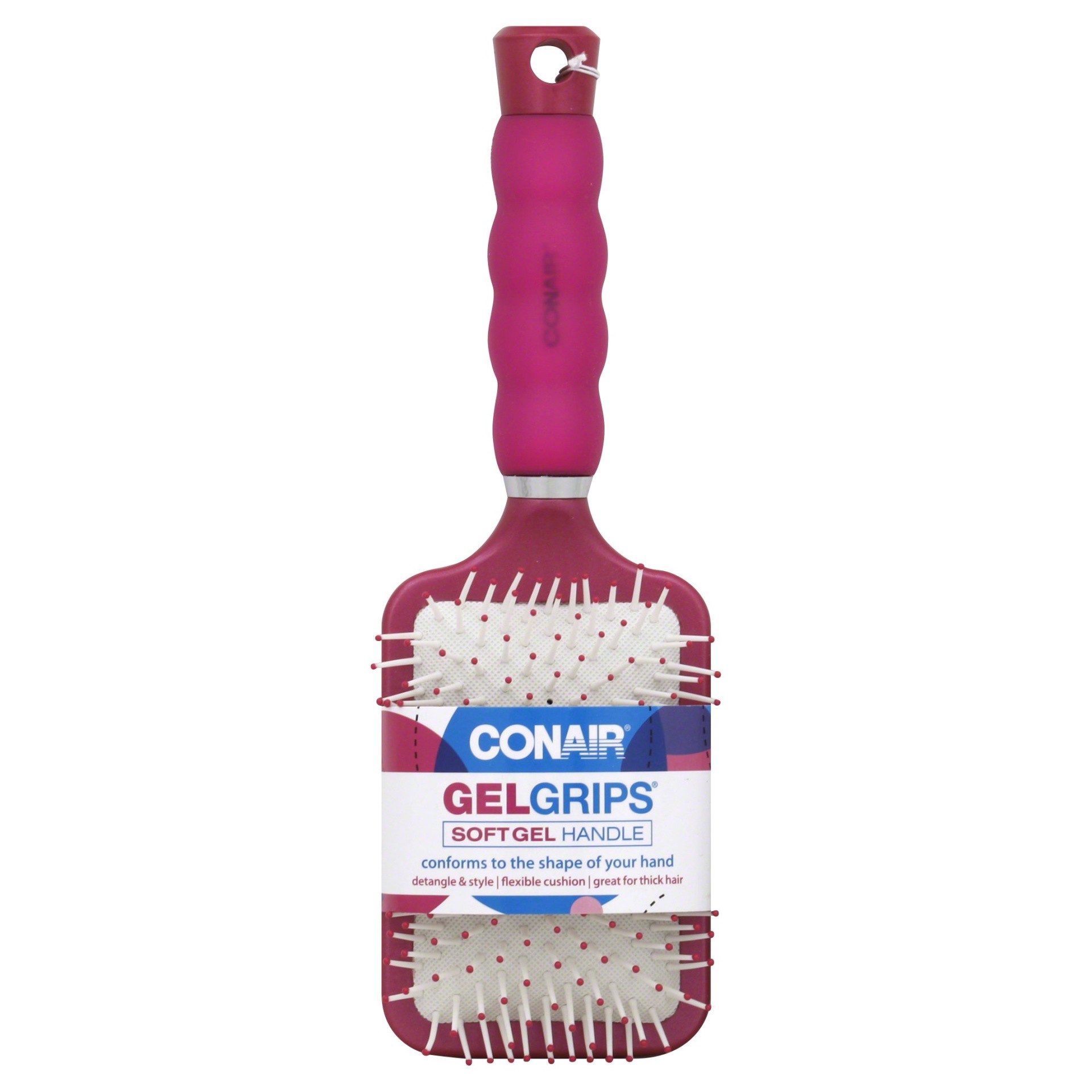 slide 1 of 6, Conair Gel Grip Brush, 1 ct