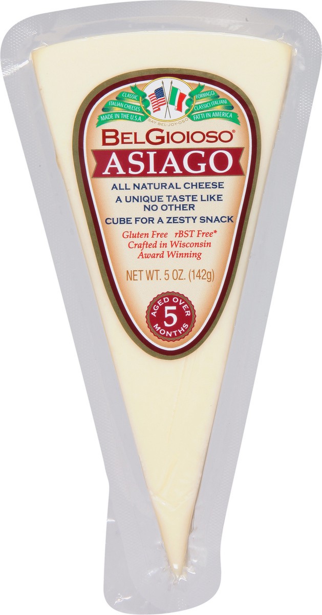 slide 1 of 13, BelGioioso Asiago Cheese Wedge, 5 oz