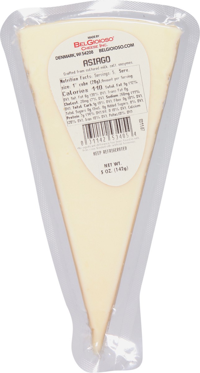 slide 2 of 13, BelGioioso Asiago Cheese Wedge, 5 oz