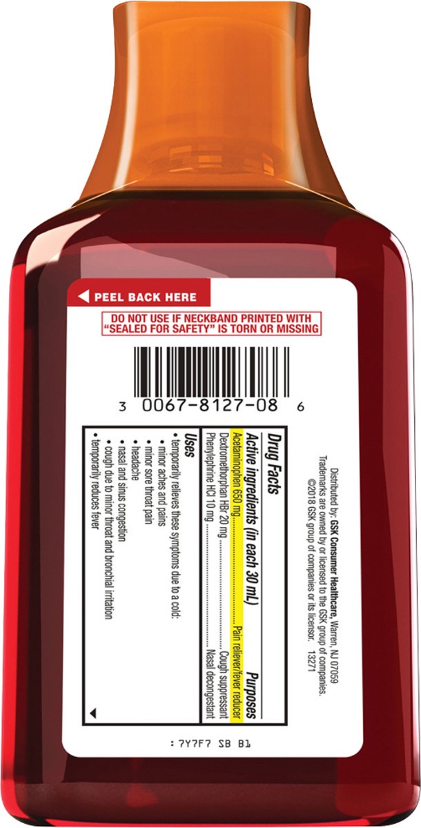 slide 4 of 7, Theraflu ExpressMax Daytime Severe Cold & Cough Syrup, 8.3 fl oz