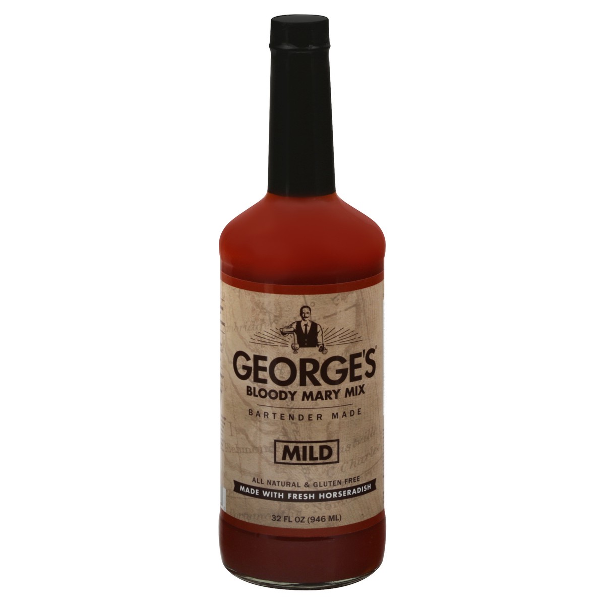 slide 1 of 13, George's Georges Mild Bloody Mary Mix, 32 oz