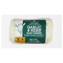 LACLARE FARMS Garlic And Herb Goat Cheese 4 Oz