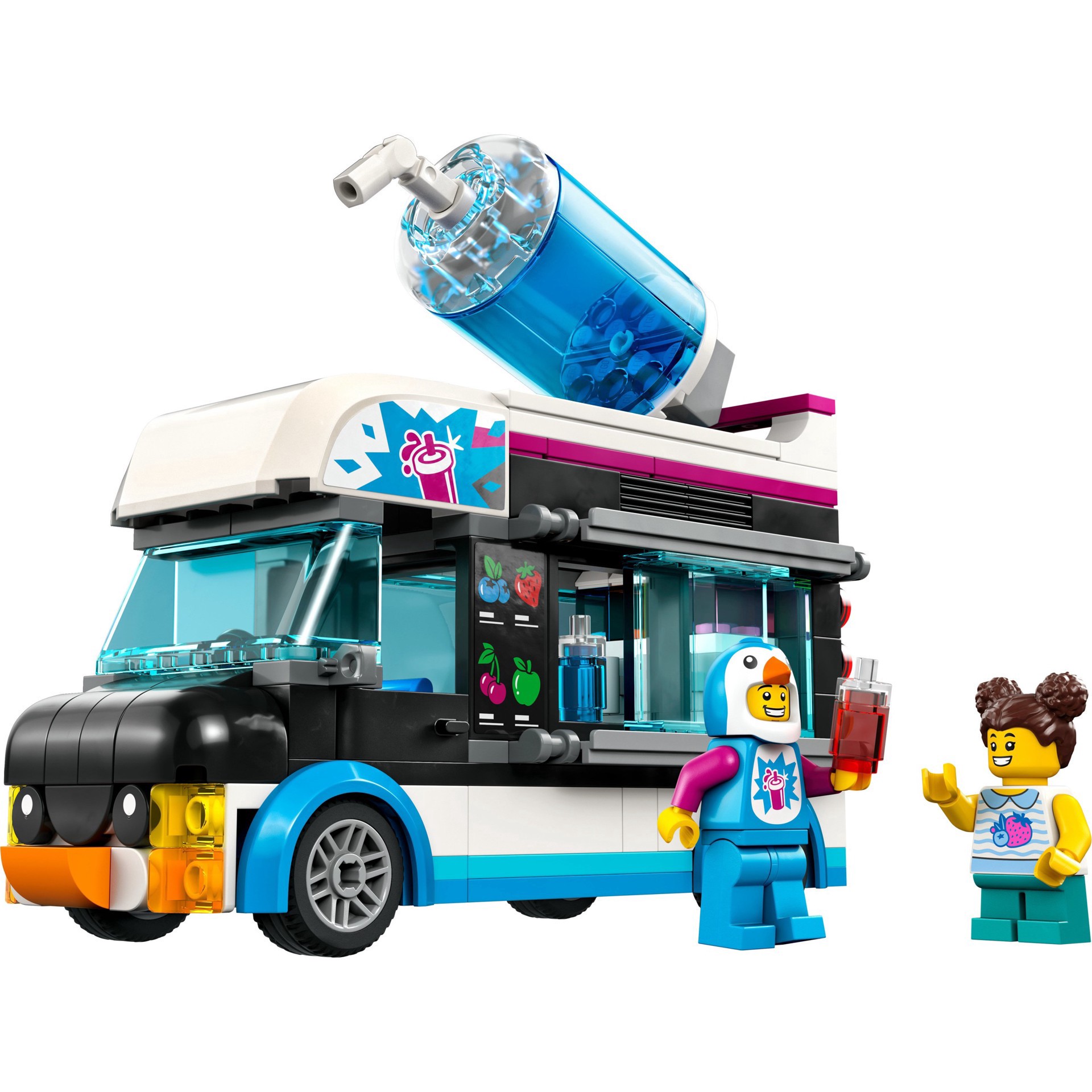 slide 5 of 6, LEGO City Great Vehicles Penguin Slushy Van Truck Toy 60384, 1 ct