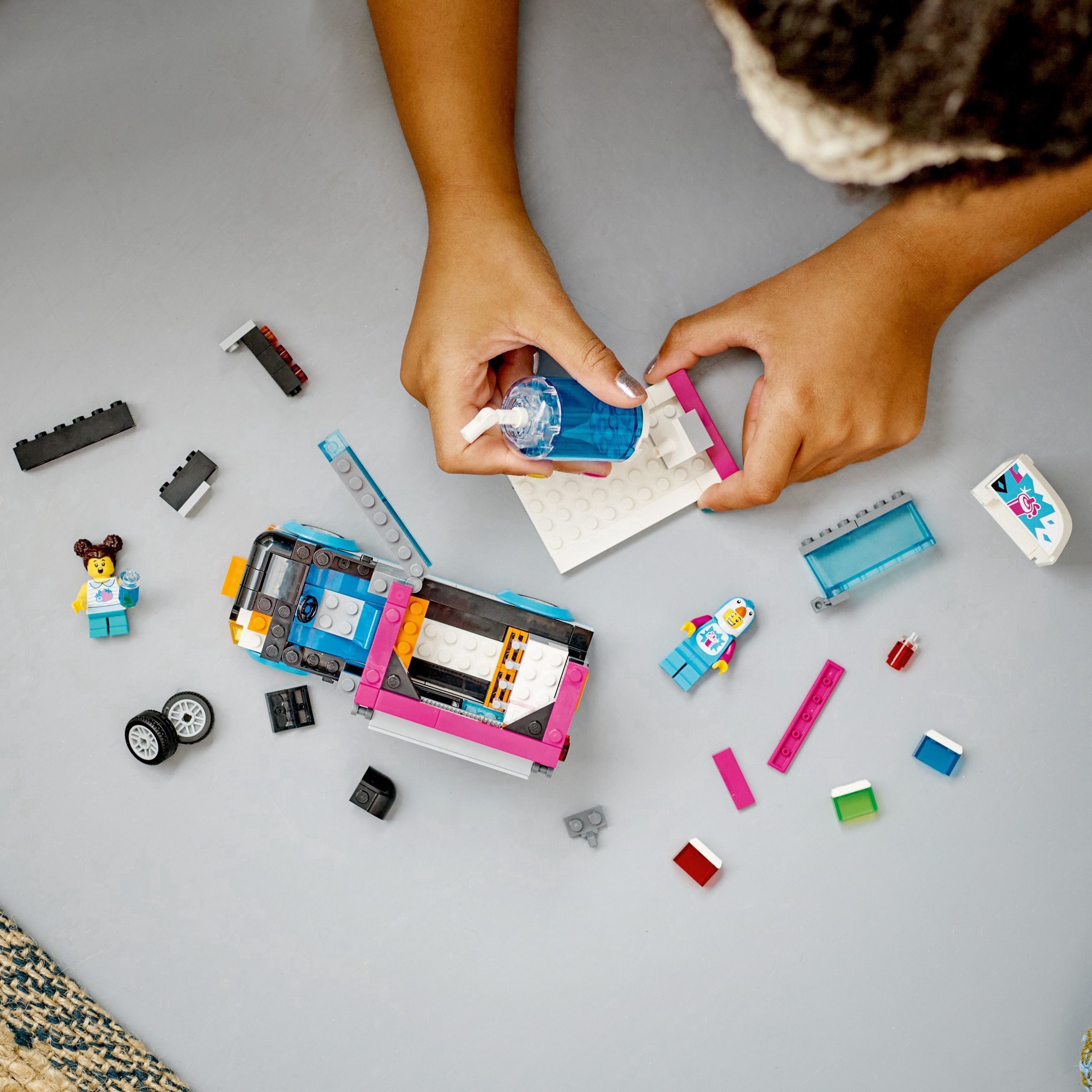 slide 6 of 6, LEGO City Great Vehicles Penguin Slushy Van Truck Toy 60384, 1 ct