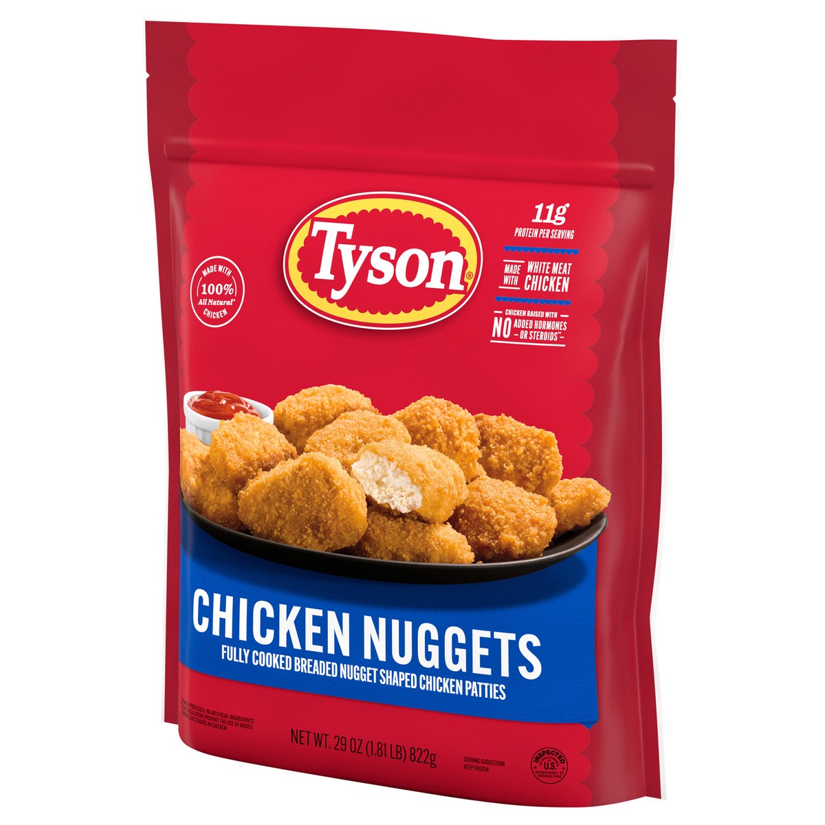 slide 8 of 11, Tyson Frozen Chicken Nuggets, 29 oz, 822.13 g