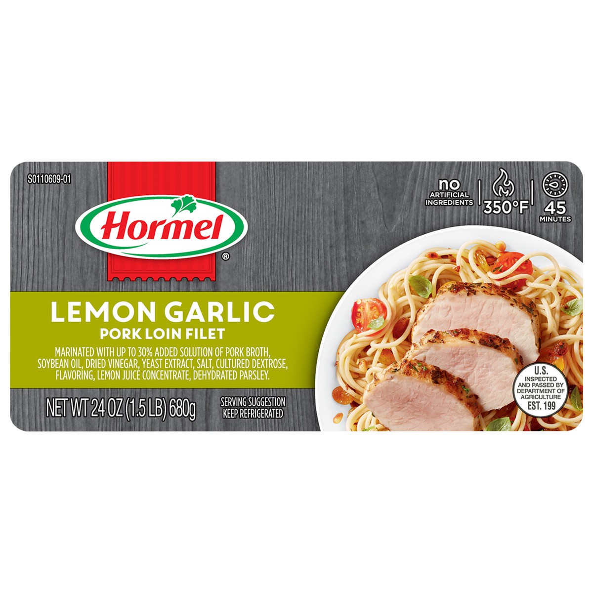 slide 10 of 12, HORMEL Lemon Garlic Pork Loin Filet, 24 oz