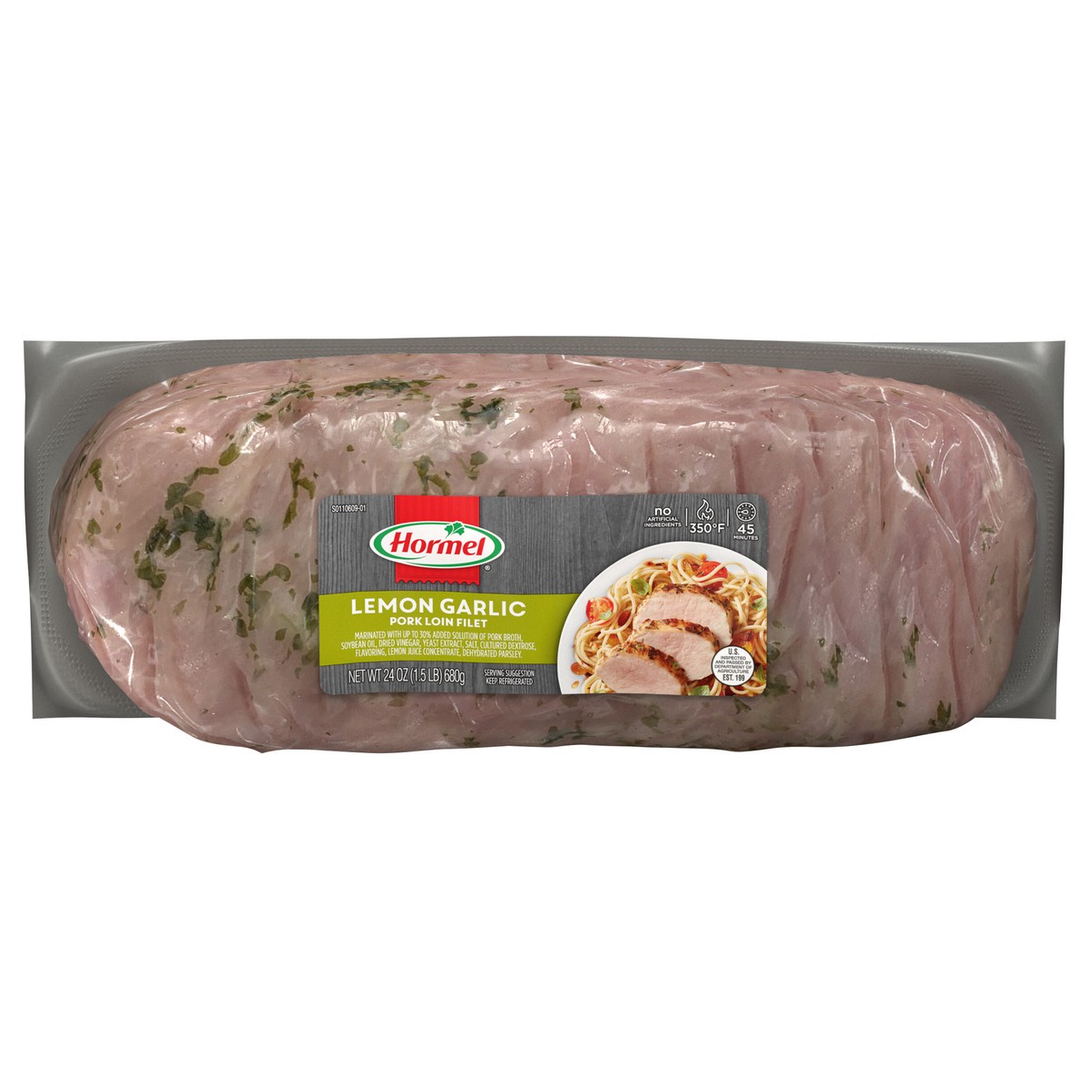 slide 1 of 12, HORMEL Lemon Garlic Pork Loin Filet, 24 oz