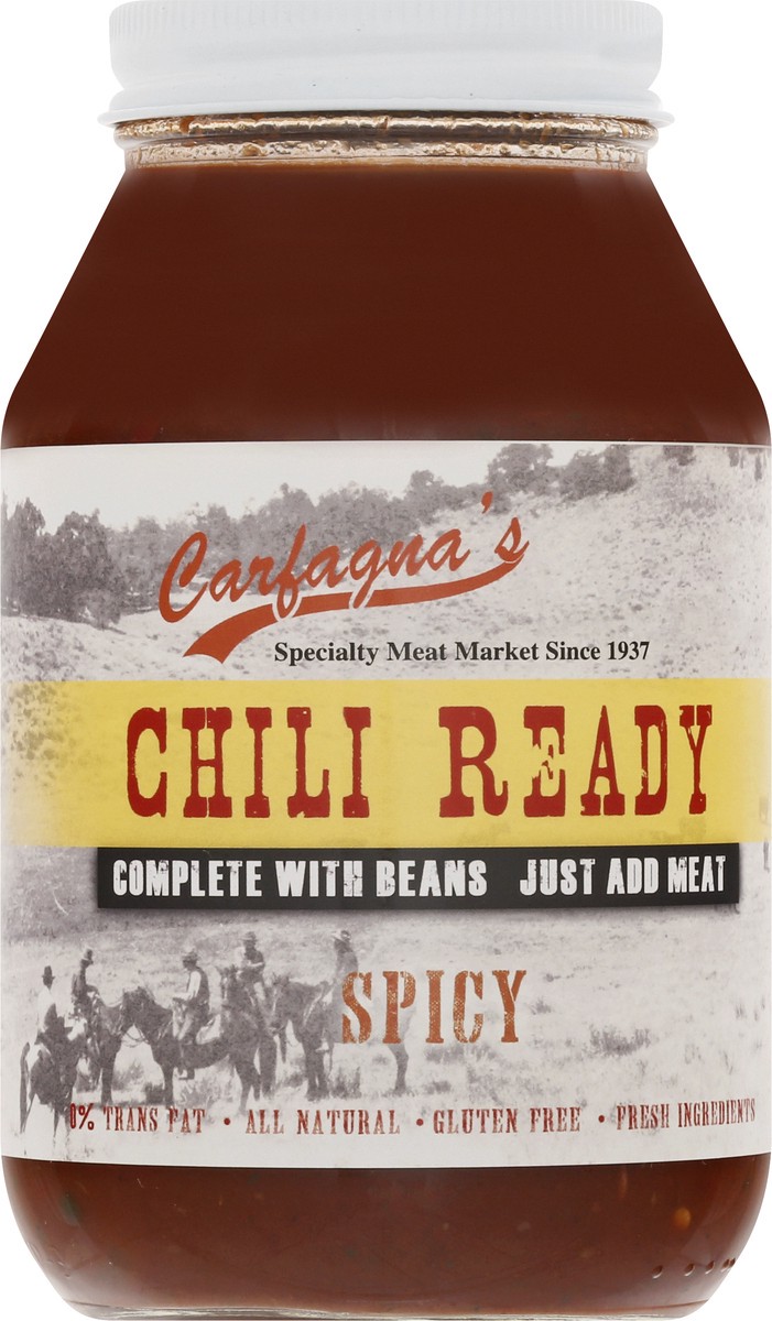 slide 2 of 12, Carfagna's Spicy Chili Ready Sauce 1 qt, 1 qt