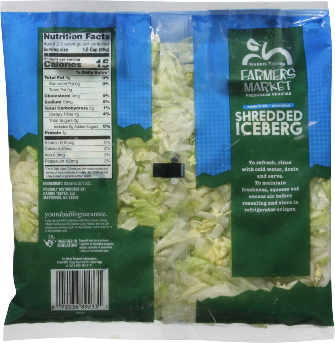 slide 8 of 13, Farmer's Market Shredded Iceberg Lettuce 8 oz, 8 oz