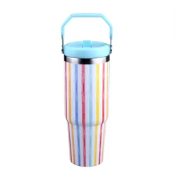 Meijer Corporate Seasonal Summer SS Flip Tumbler 30 oz