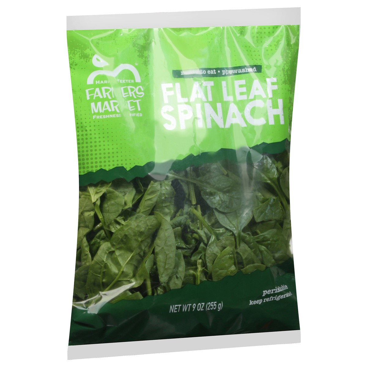 slide 4 of 9, Farmer's Market Flat Leaf Spinach 9 oz, 9 oz