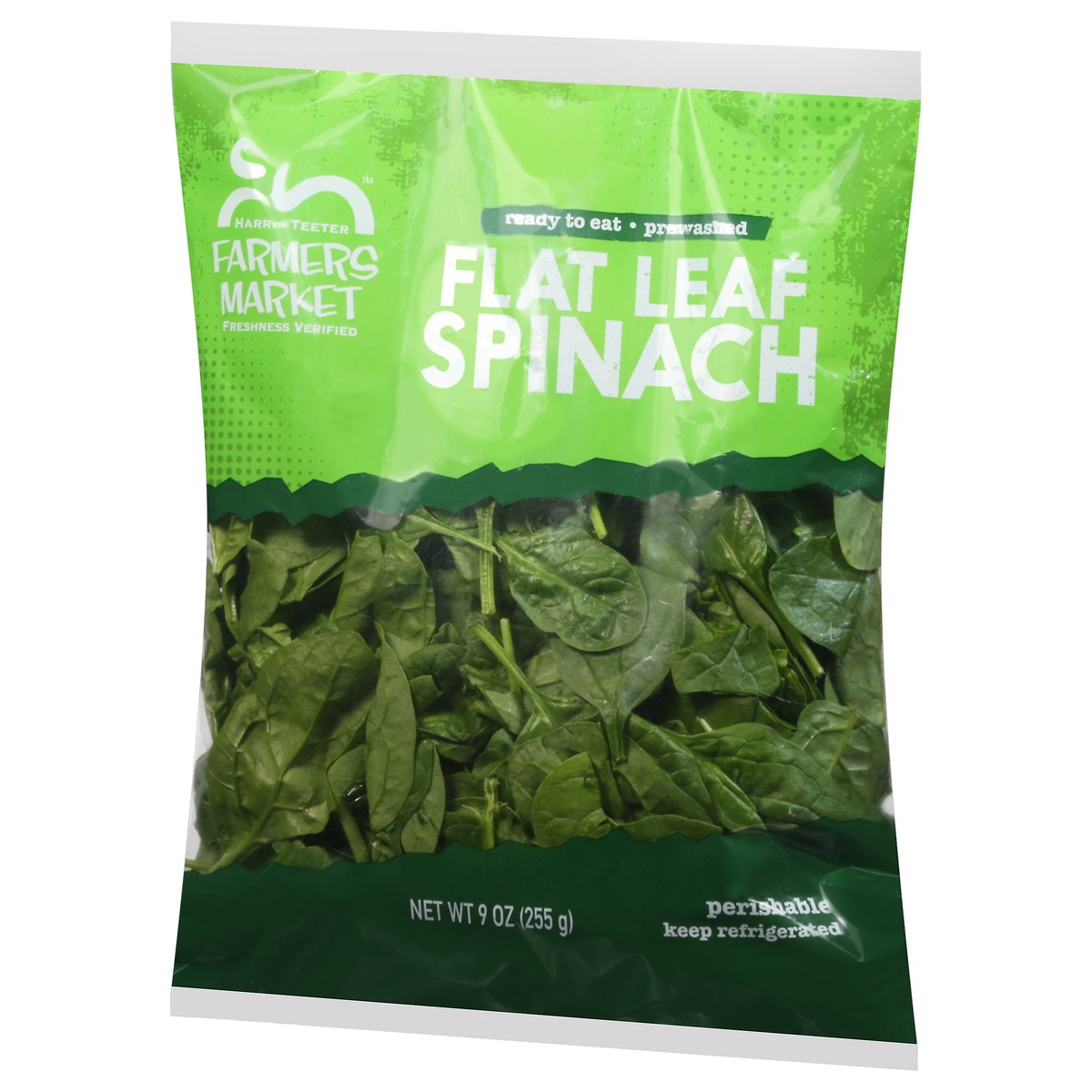 slide 5 of 9, Farmer's Market Flat Leaf Spinach 9 oz, 9 oz