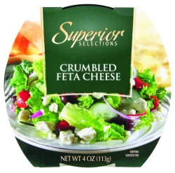 Superior Selections Crumbled Feta Cheese - 4 oz