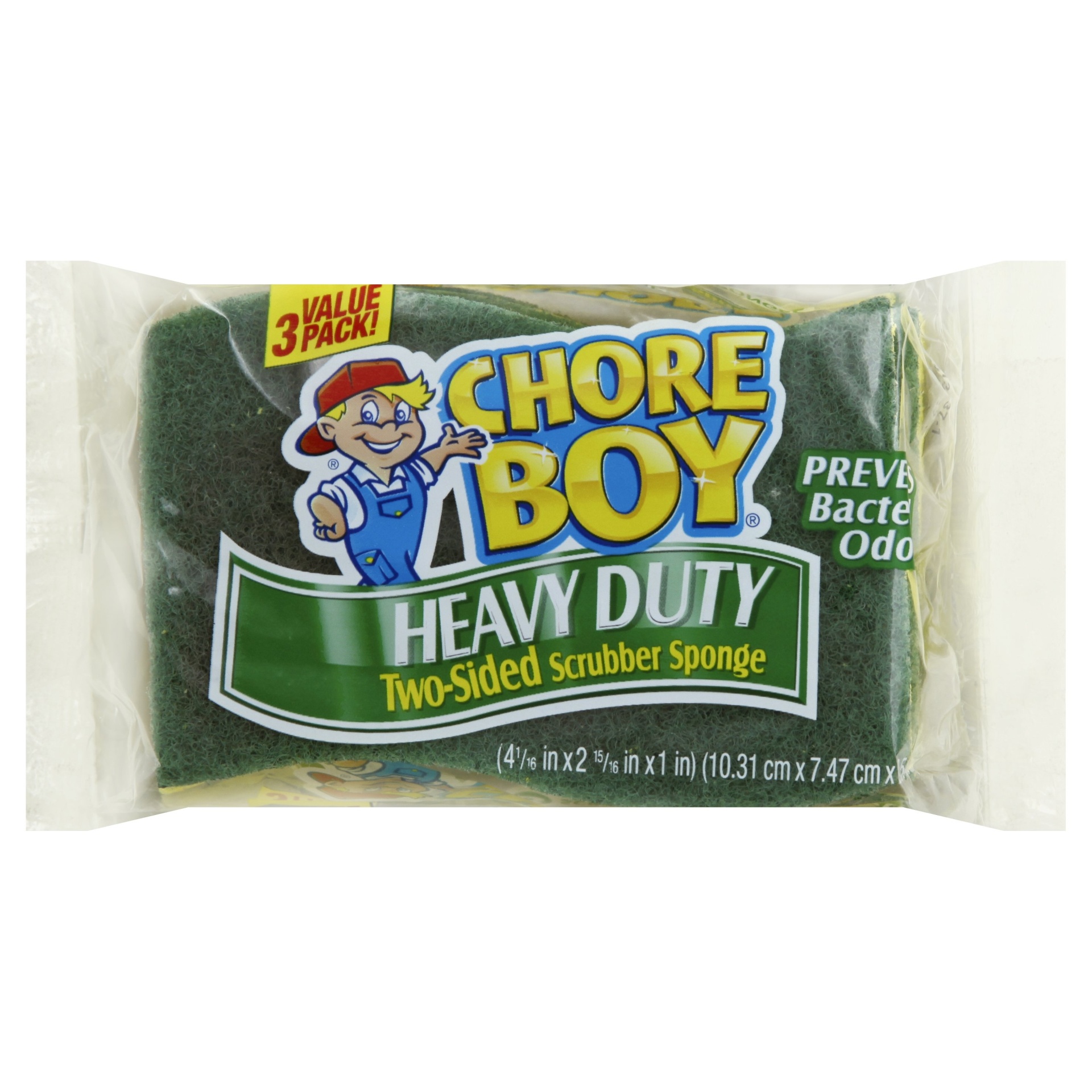 slide 1 of 1, Chore Boy Scrubber Sponges 3 ea, 3 ct