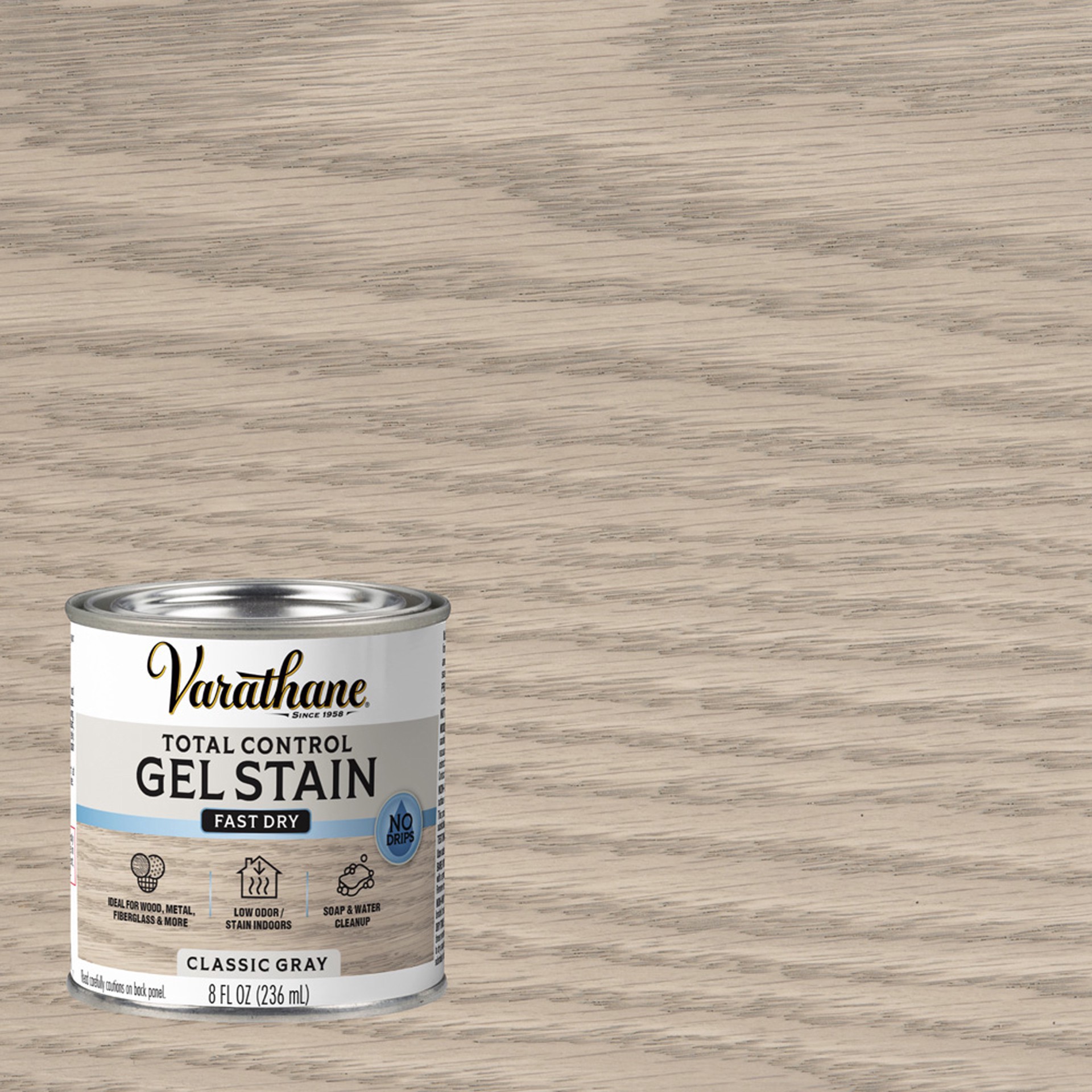 slide 4 of 10, Varathane Total Control Water-Based Gel Stain, 8 fl oz