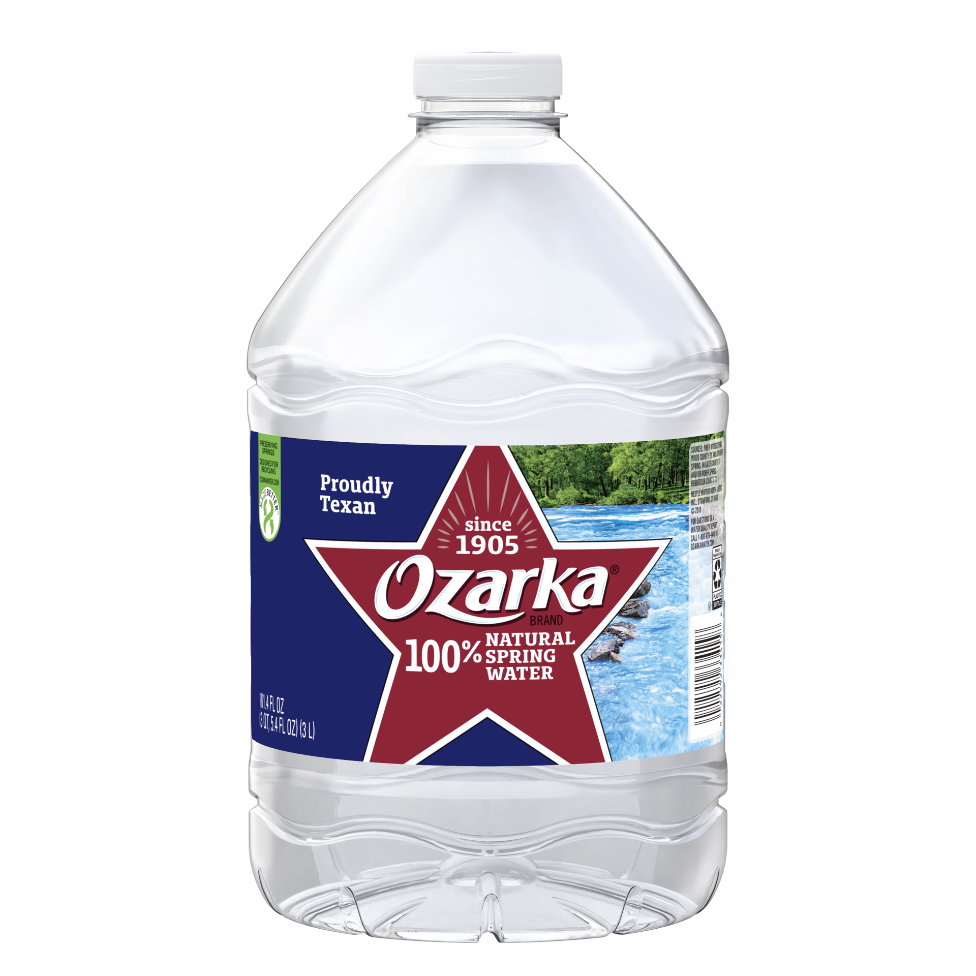 slide 1 of 4, Ozarka 100% Natural Spring Water- 101.4 oz, 101.4 oz