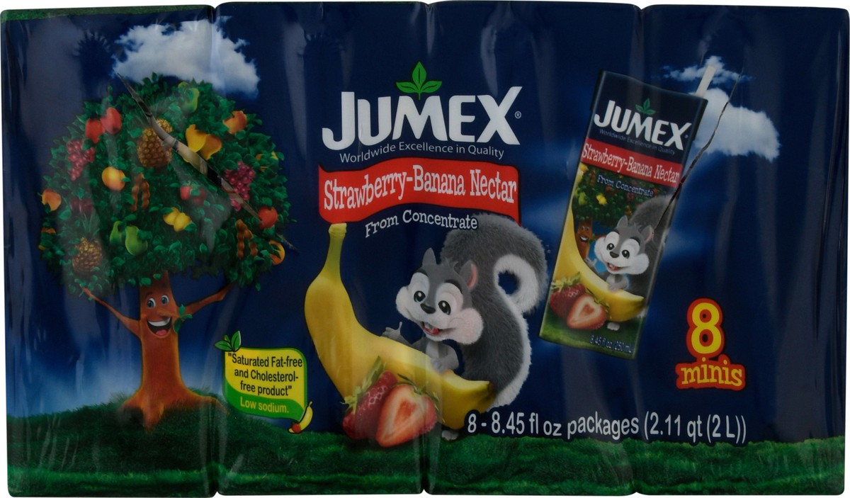 slide 1 of 13, Jumex Strawberry Banana Nectar Mini - 8 ct, 8 ct; 8.45 oz