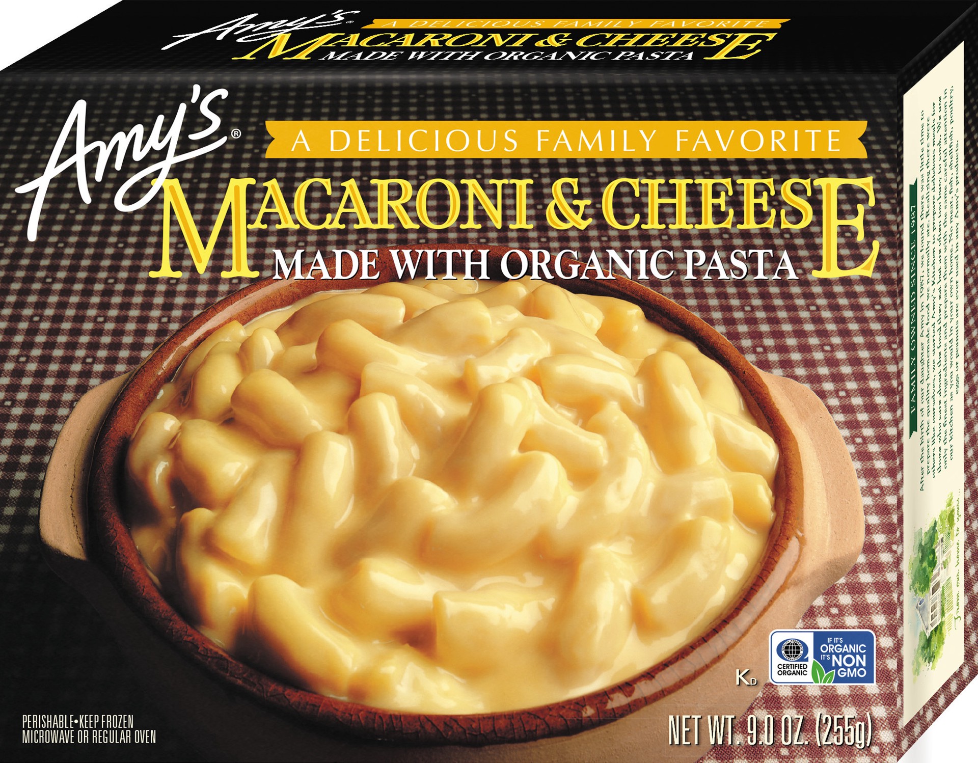 slide 1 of 7, Amy's Kitchen Macaroni & Cheese, 9 oz