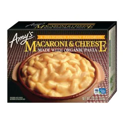 Amy's Kitchen Frozen Entrées Macaroni & Cheese, Made with Organic Pasta, 9 oz
