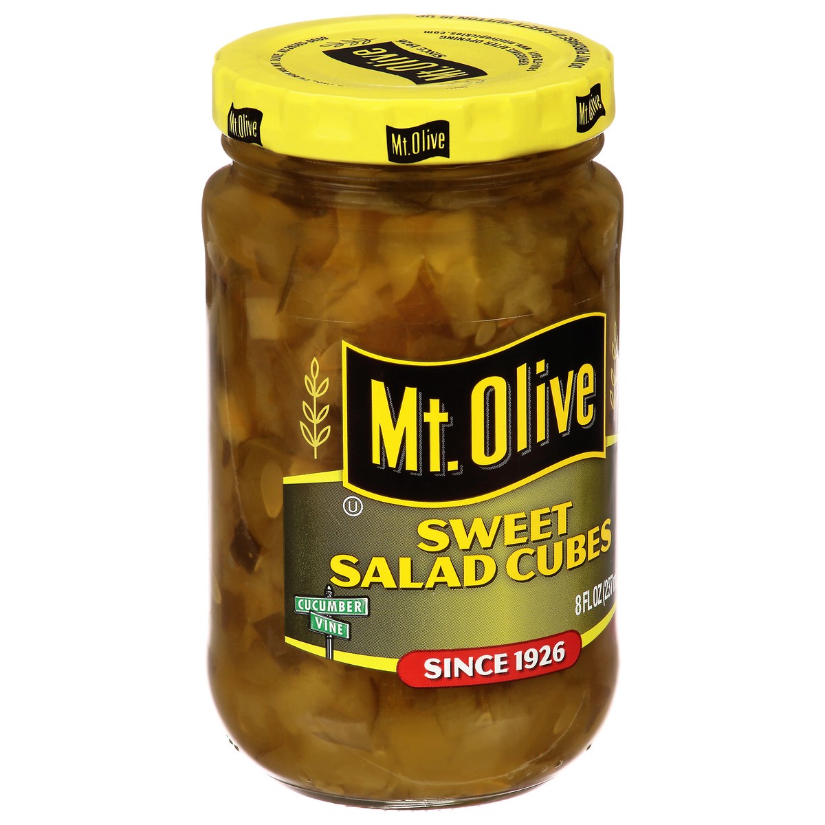 slide 11 of 14, Mt. Olive Sweet Salad Cubes 8 fl oz Jar, 8 fl oz