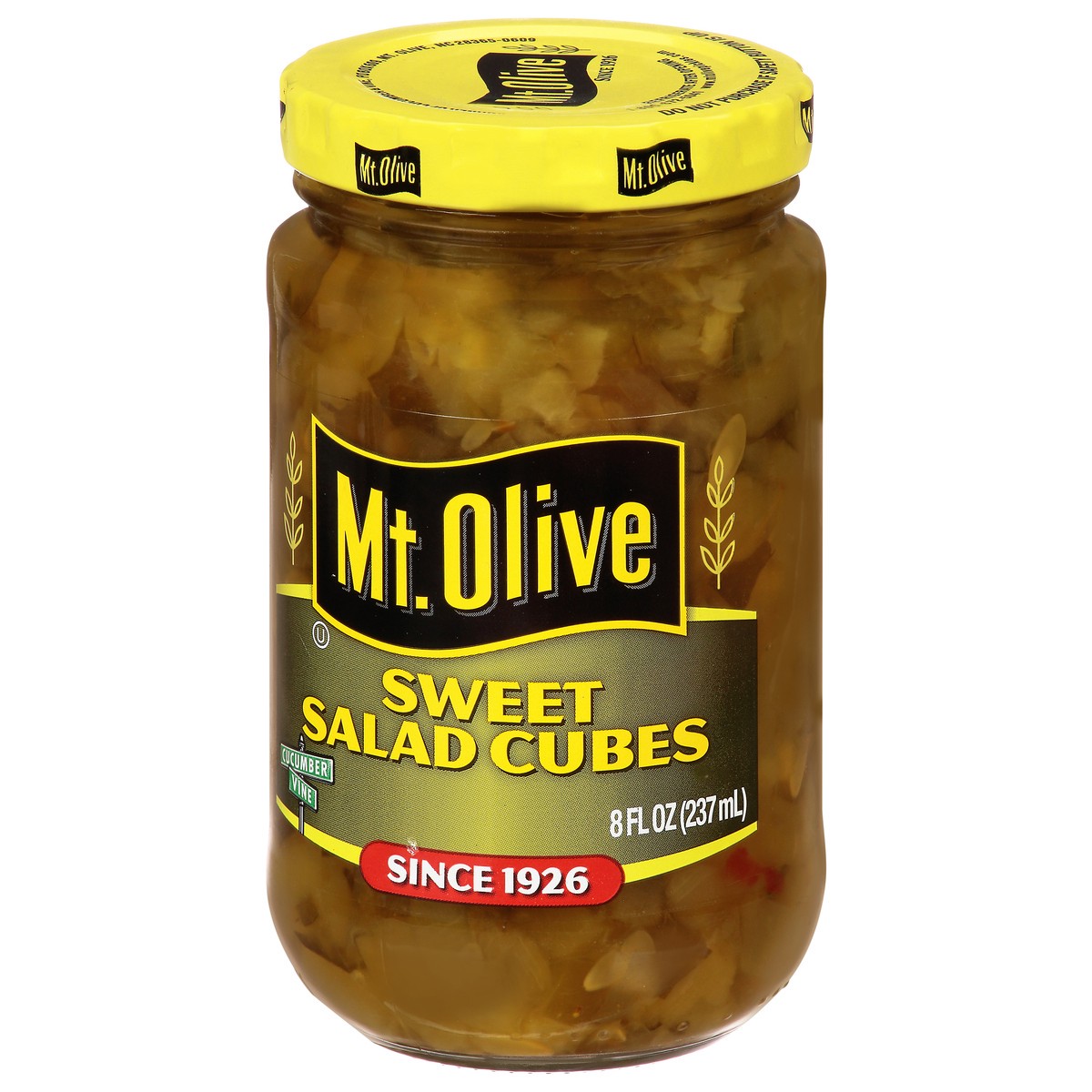 slide 8 of 14, Mt. Olive Sweet Salad Cubes 8 fl oz Jar, 8 fl oz