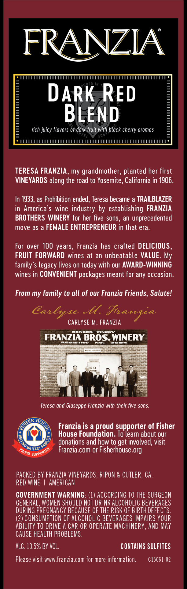 slide 3 of 4, Franzia Red, Red Wine, American, 1 ct, 5L Box, 5 liter