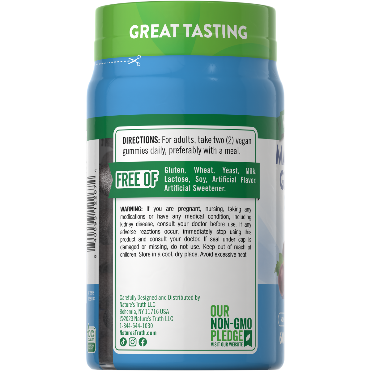 slide 2 of 13, Nature's Truth Magnesium Glycinate 60 Gummies, 60 ct