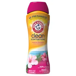 ARM & HAMMER Clean Scentsations In-Wash Scent Booster, Laundry Scent Booster Tropical Paradise scent, 24 Oz