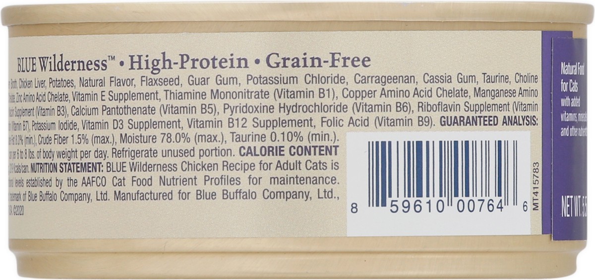 slide 11 of 13, Blue Buffalo Cat Food Chicken Recipe Can, 5.5 oz