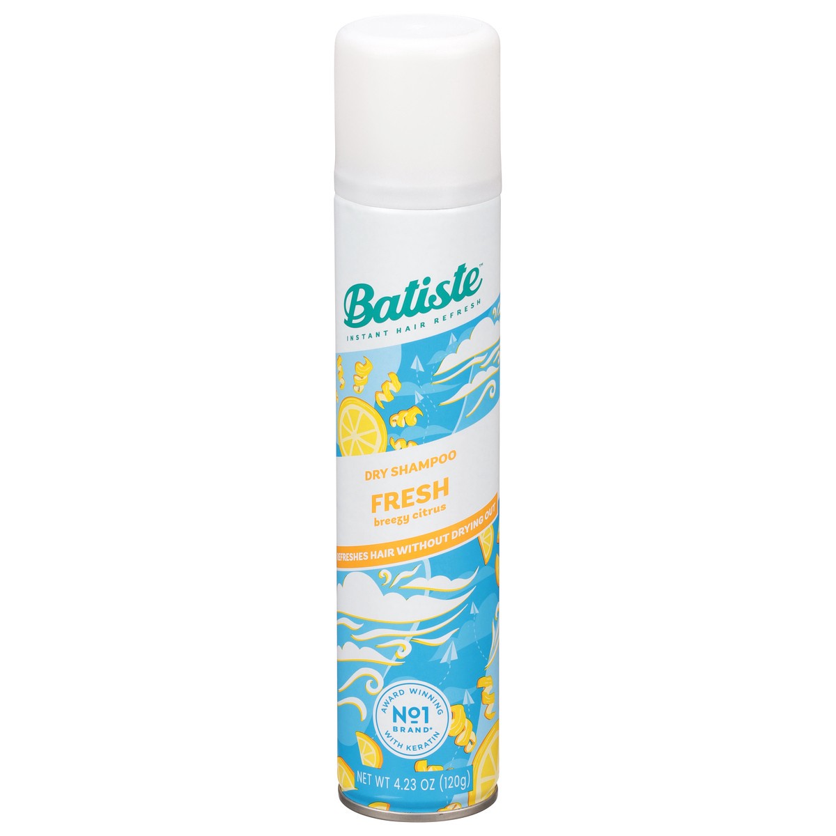 slide 1 of 7, Batiste Fresh Breezy Citrus Dry Shampoo 4.23 oz, 4.23 oz