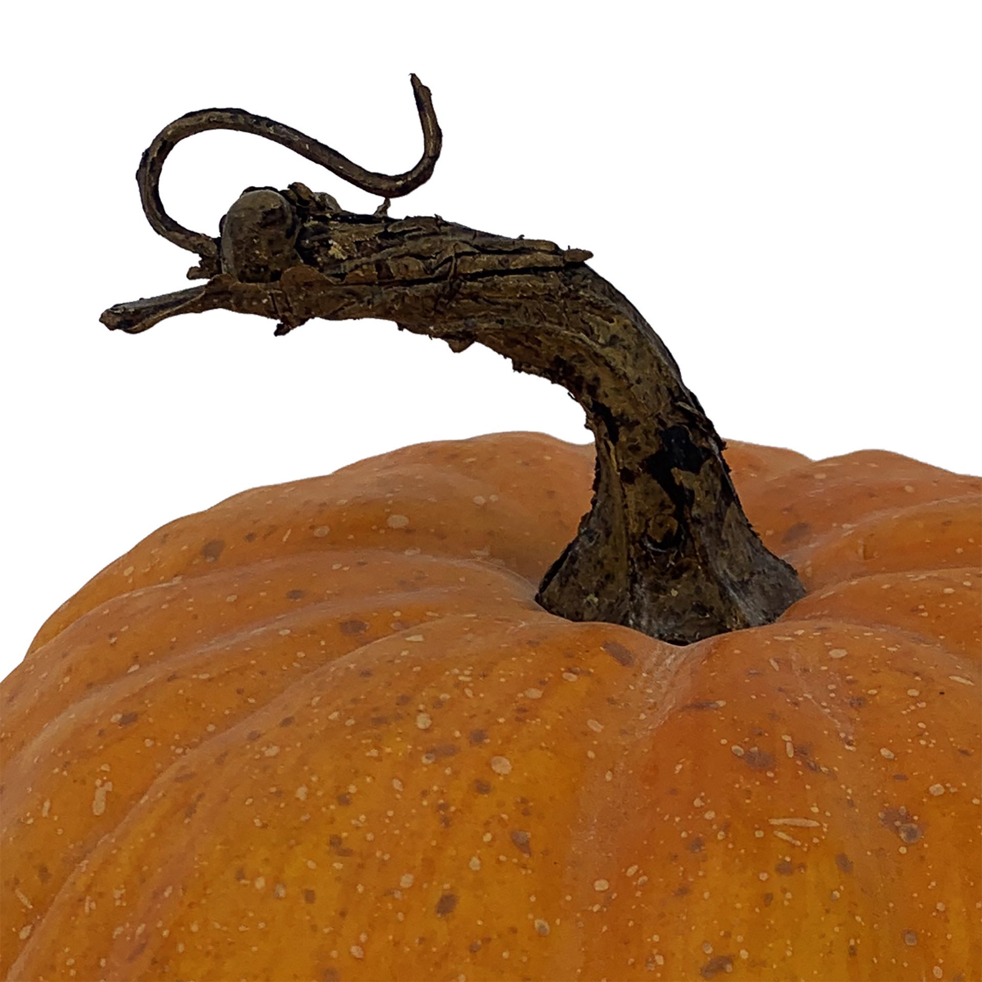 slide 2 of 2, 6" Flat Orange Decorative Pumpkin By Ashland, 6 in