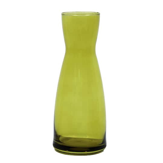 slide 1 of 3, 8" Tall Decorative Glass Tabletop Vase By Ashland, 8 in