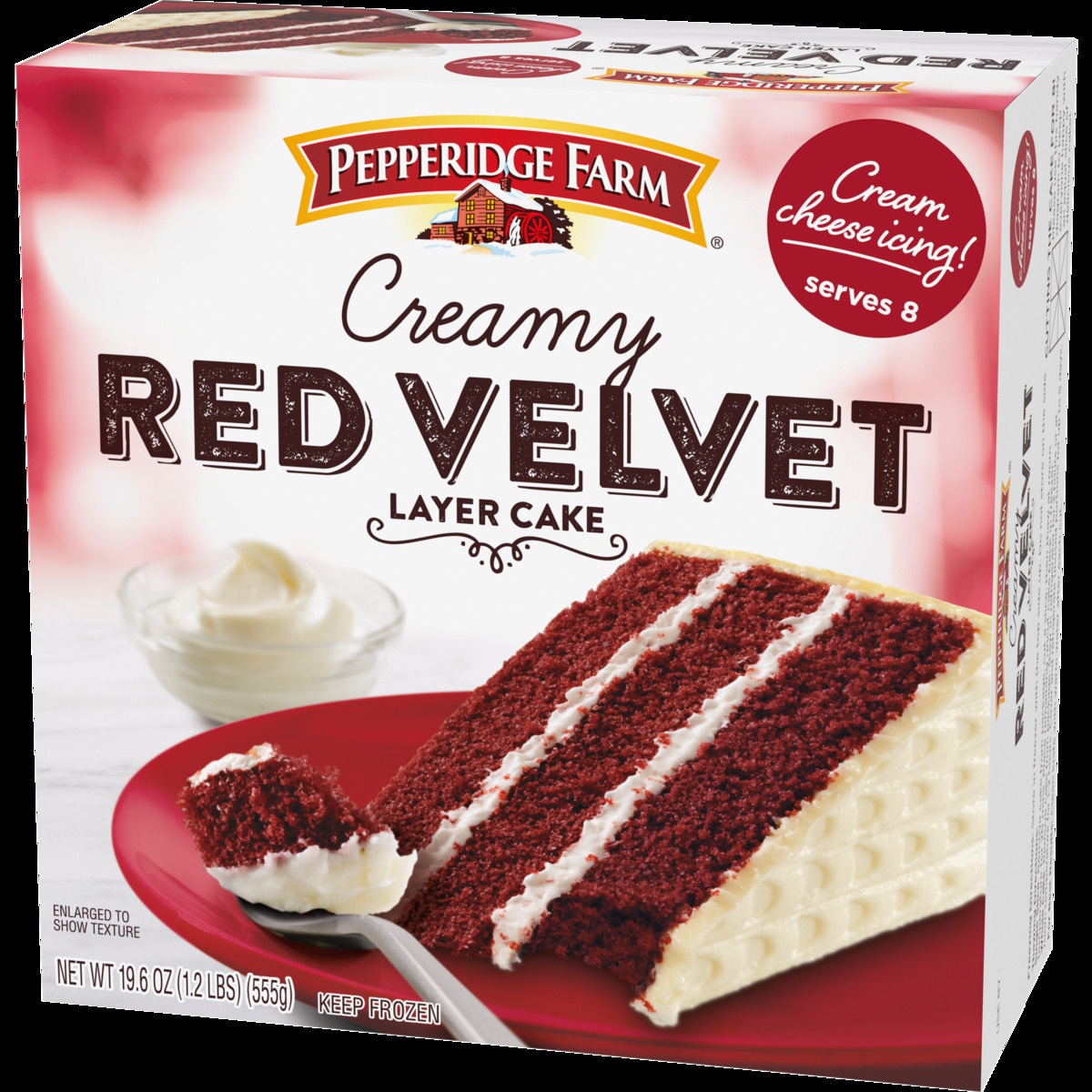 slide 3 of 11, Pepperidge Farm Creamy Red Velvet Layer Cake, 19.6 oz