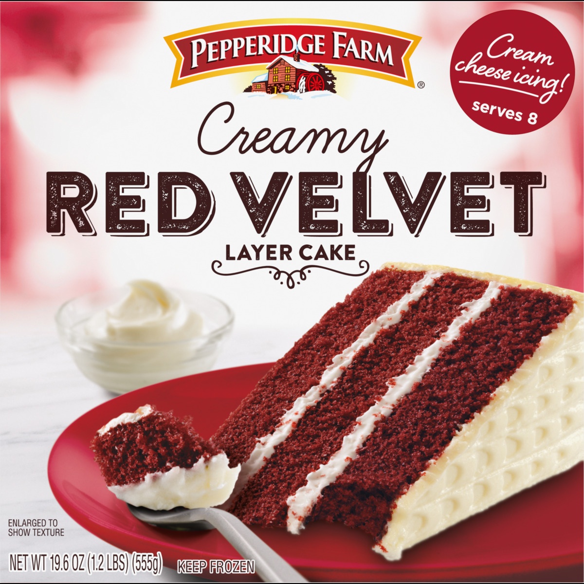 slide 9 of 11, Pepperidge Farm Creamy Red Velvet Layer Cake, 19.6 oz